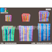 กระเป๋าสายรุ้งกระสอบสายรุ้งไนล่อนหนา2ชั้น