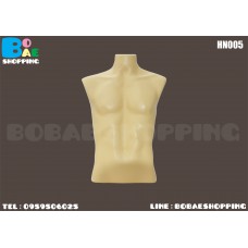 หุ่นโชว์เสื้อตั้งโต๊ะชายสีครีม